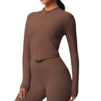 Liora™ Seamless Zip Activewear Set – Women's Sportswear