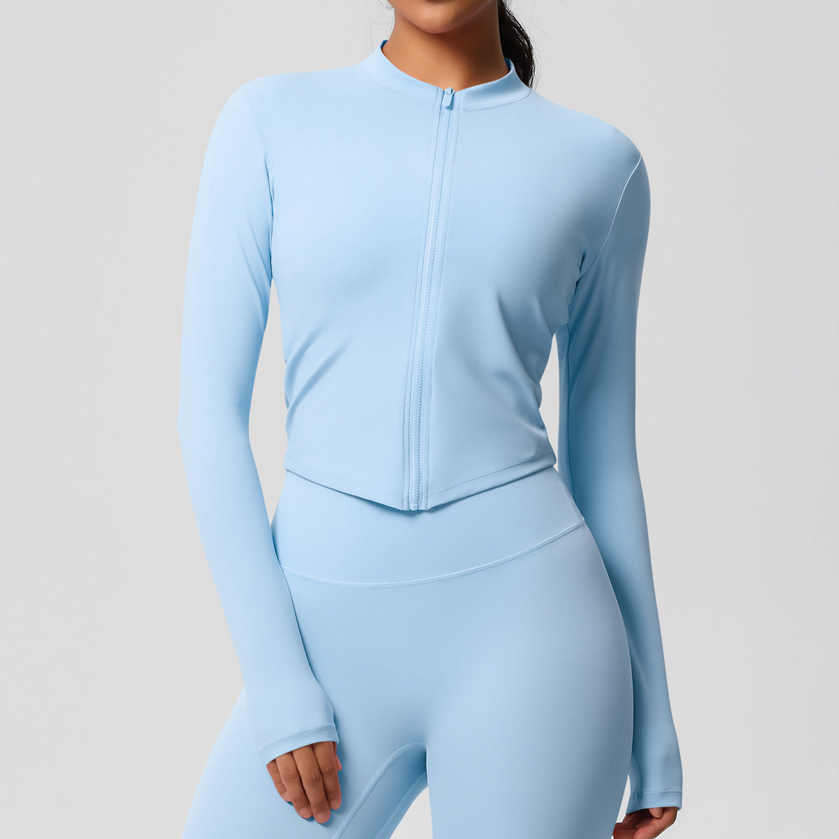 Liora™ Seamless Zip Activewear Set – Women's Sportswear