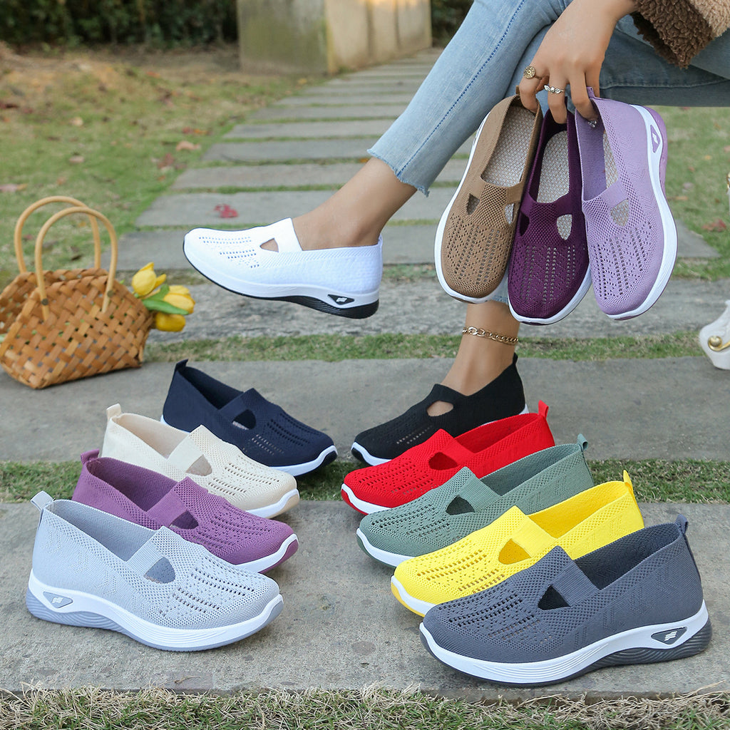 Liora™ Slip-On Sneakers – Breathable Casual Activewear Shoes