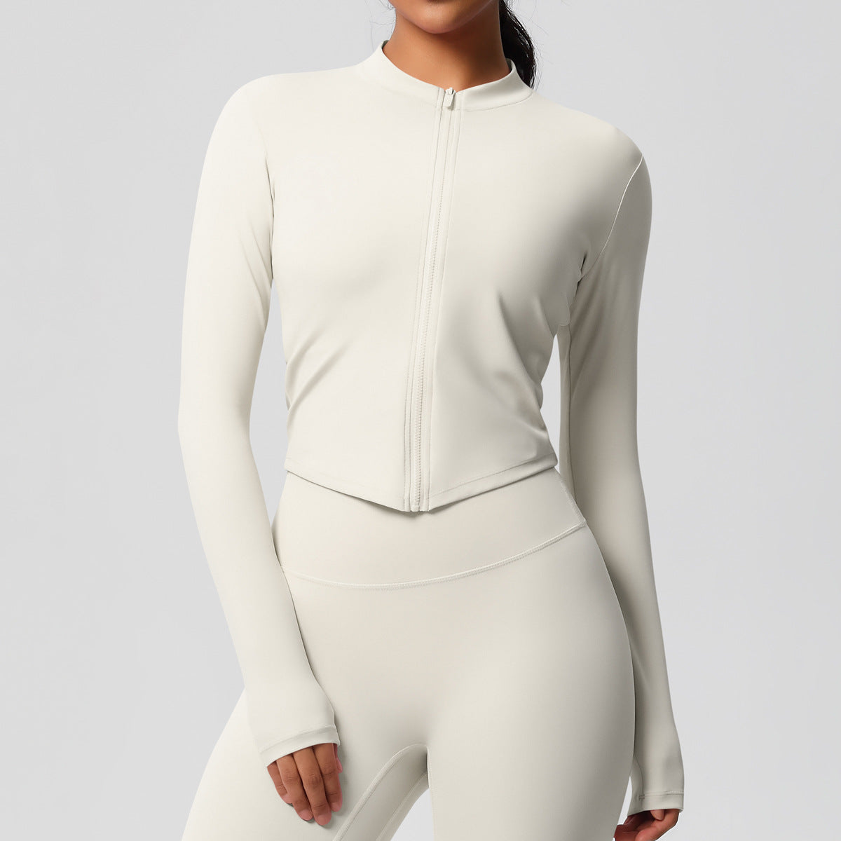 Liora™ Seamless Zip Activewear Set – Women's Sportswear