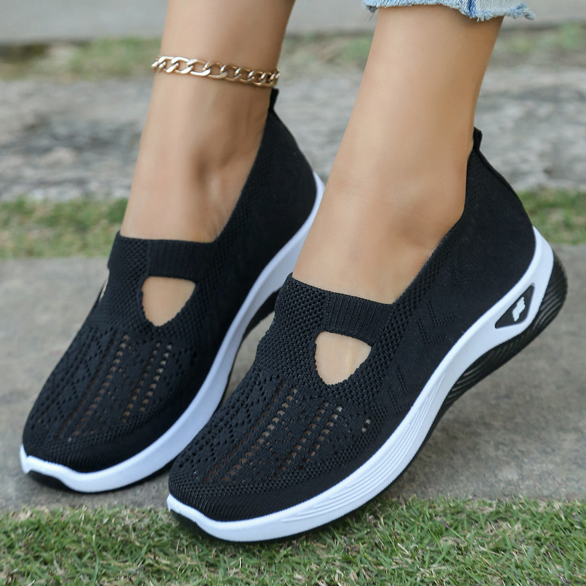 Liora™ Slip-On Sneakers – Breathable Casual Activewear Shoes