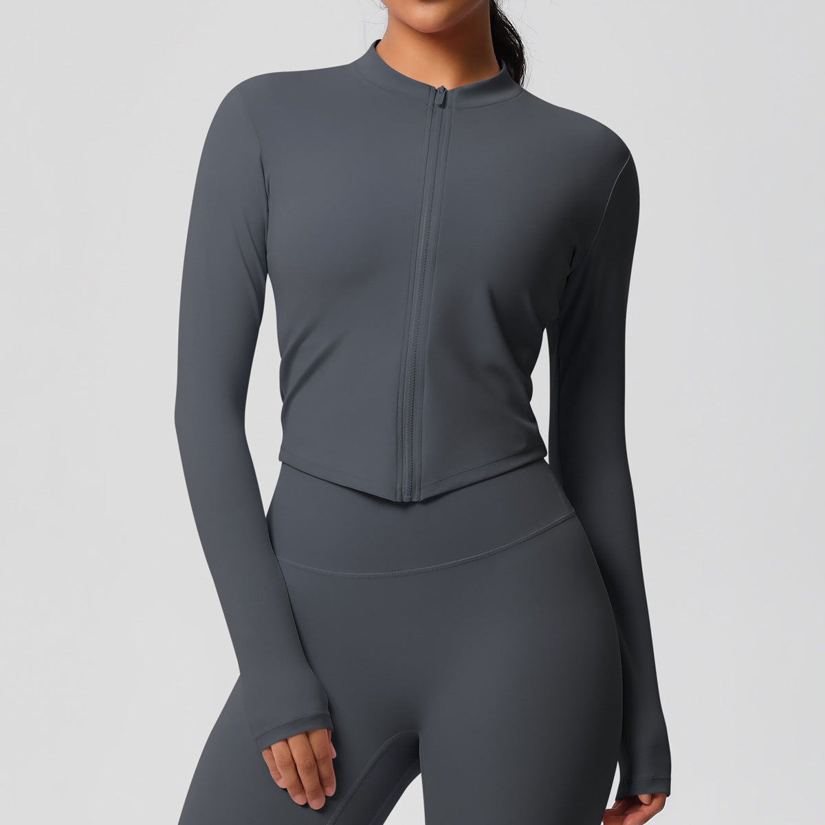 Liora™ Seamless Zip Activewear Set – Women's Sportswear