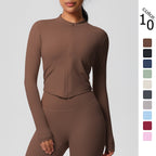 Liora™ Seamless Zip Activewear Set – Women's Sportswear