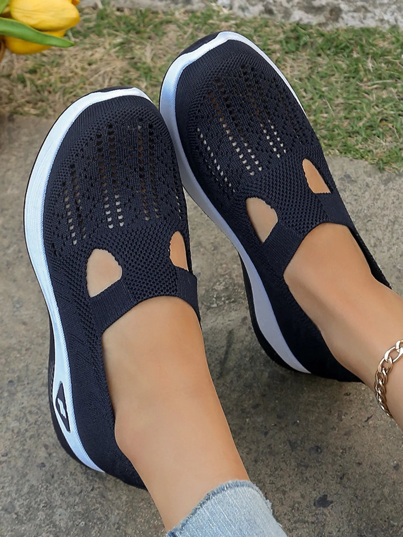 Liora™ Slip-On Sneakers – Breathable Casual Activewear Shoes
