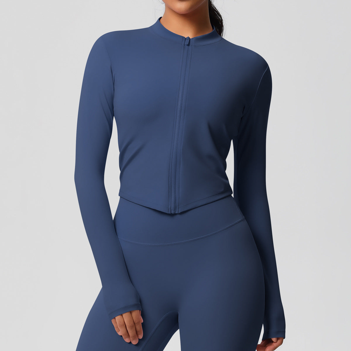 Liora™ Seamless Zip Activewear Set – Women's Sportswear