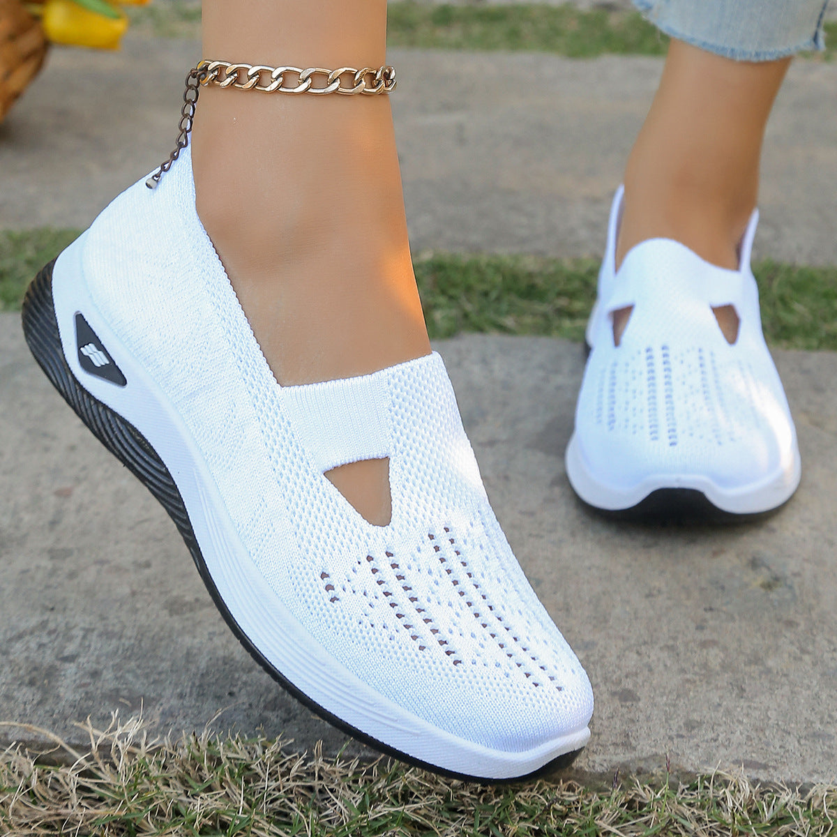 Liora™ Slip-On Sneakers – Breathable Casual Activewear Shoes