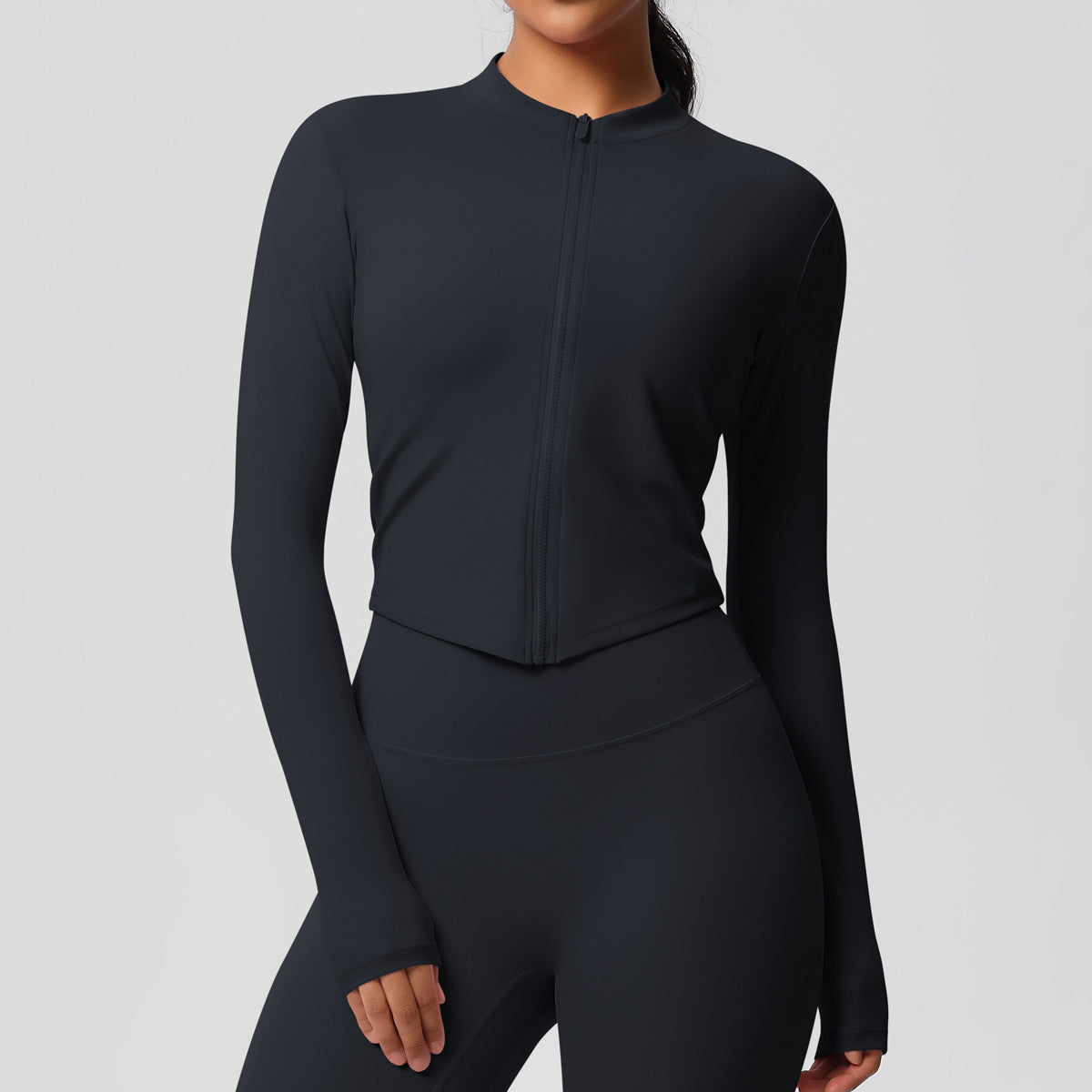 Liora™ Seamless Zip Activewear Set – Women's Sportswear