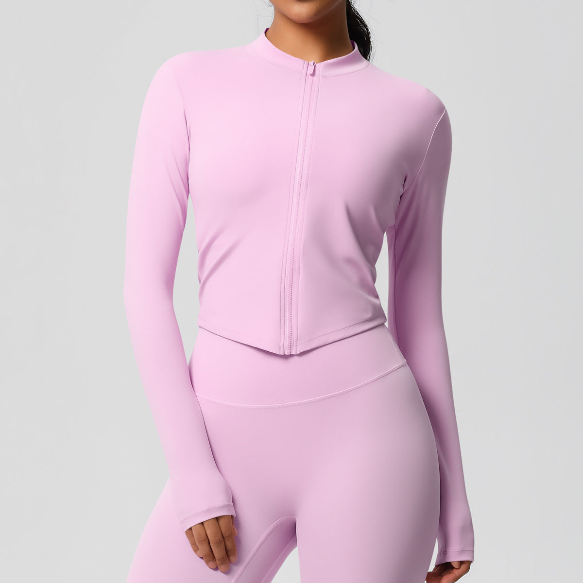 Liora™ Seamless Zip Activewear Set – Women's Sportswear