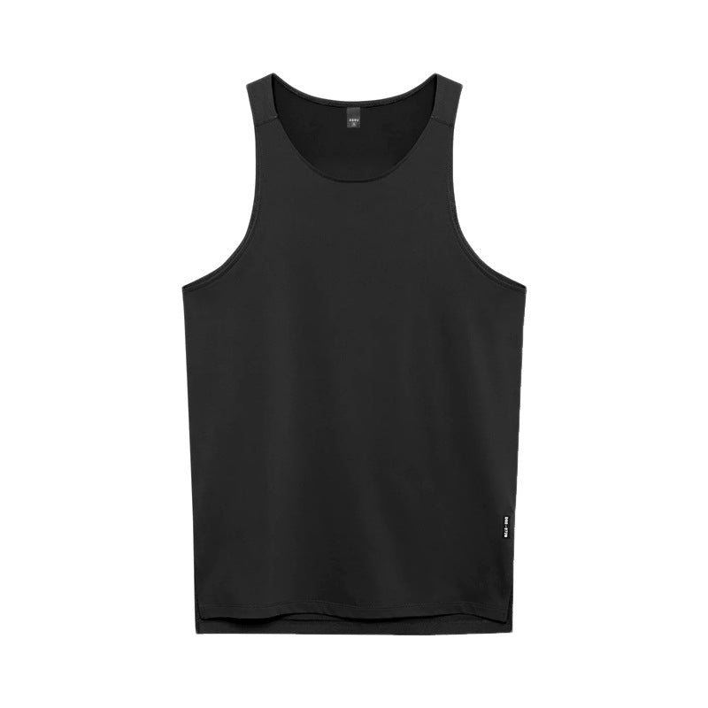 Black tank top on a white background