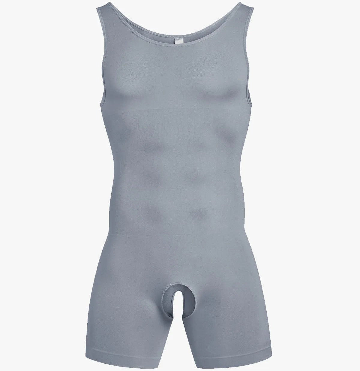 Gray bodysuit on a white background