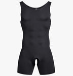 Black bodysuit on a white background