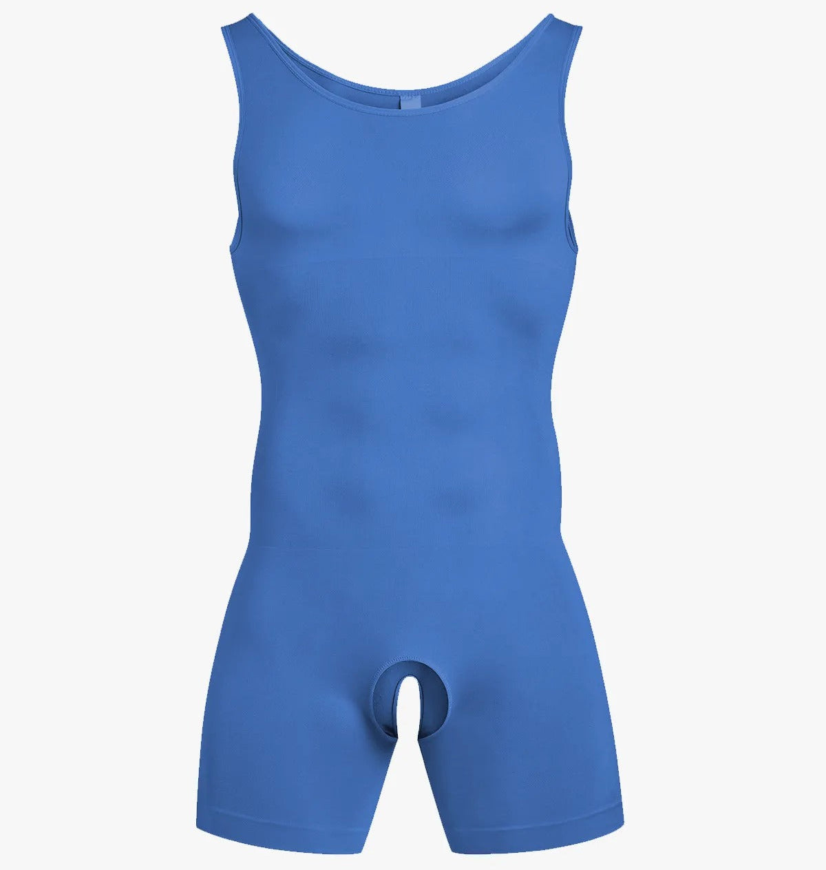 Blue leotard on a white background